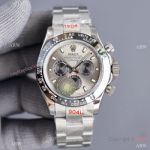 Swiss Quality Copy Rolex Cosmograph Daytona 40 Watch Ceramic Bezel Rhodium Grey Dial